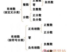初中数学知识点总结七年级1.4:有理数及其分类