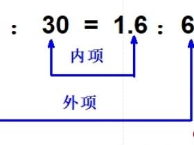 小学数学知识点总结:比例的意义,各部分的名称以及比例的基本性质