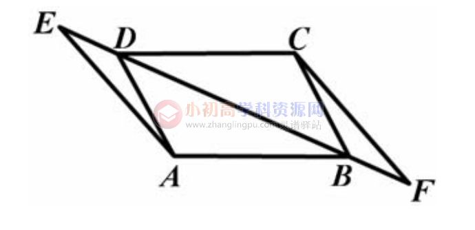 初中数学题库八年级8.1.6：用平行四边形的判定定理证明线段的关系-图片1
