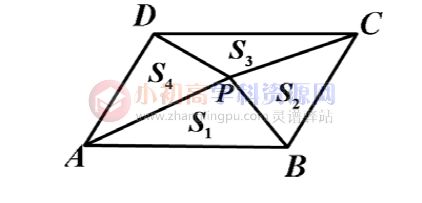 初中数学题库八年级8.1.8：平行四边形内任意动点的经典例题-图片1