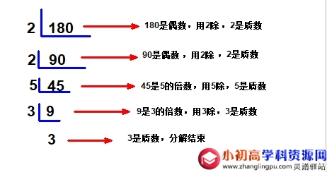 小学数学知识点总结2.5：分解质因数的塔式分解法和短除法-图片2