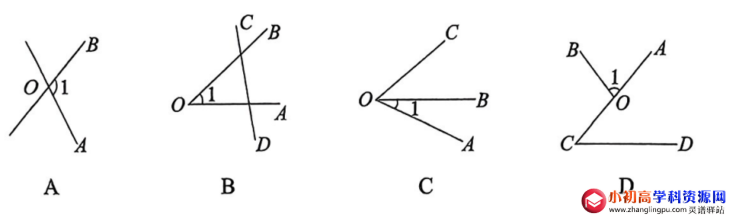 初中数学题库：关于角的表示方法的例题解析