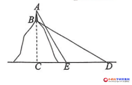 初中数学九年级例题解析:锐角三角函数的应用“母子”模型-图片1